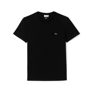  Lacoste Erkek Slim Fit Bisiklet Yaka Siyah T-Shirt