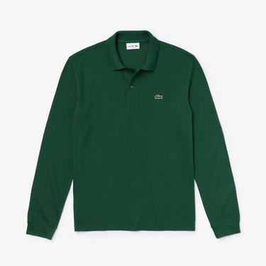  Lacoste Erkek Classic Fit Uzun Kollu Yeşil L1212 Polo