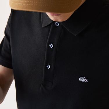  Erkek Slim Fit Siyah Polo