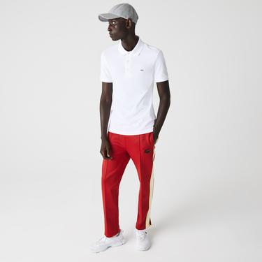  Erkek Slim Fit Beyaz Polo