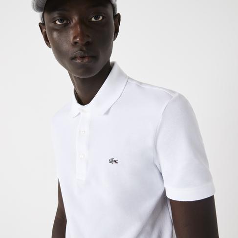  Erkek Slim Fit Beyaz Polo