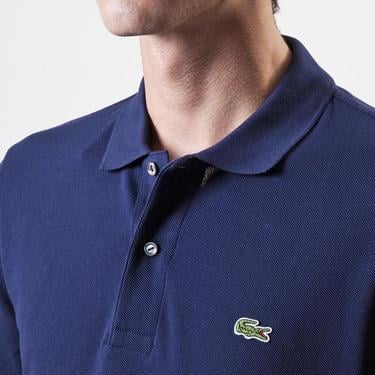  L.12.12 Erkek Classic Fit Uzun Kollu Lacivert Polo