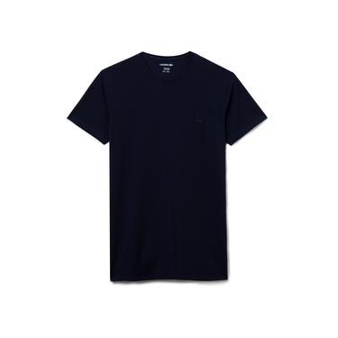  Lacoste Erkek Regular Fit Bisiklet Yaka Lacivert T-Shirt