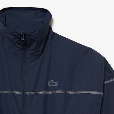  Kadın Regular Fit Uzun Kollu Fermuarlı Lacivert Tulum