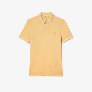  Erkek Regular Fit Sarı Polo