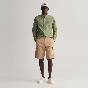  Gant Erkek Bej Relaxed Fit Kargo Şort