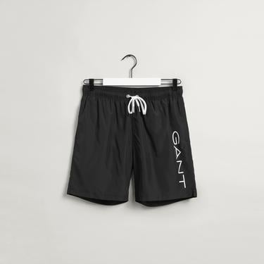  Gant Erkek Siyah Logolu Mayo Şort