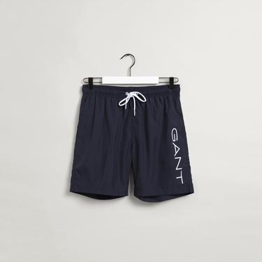  GANT Erkek Lacivert Logolu Mayo Şort