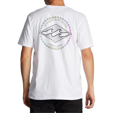  Billabong Rotor Diamond Ss Erkek Beyaz Tişört