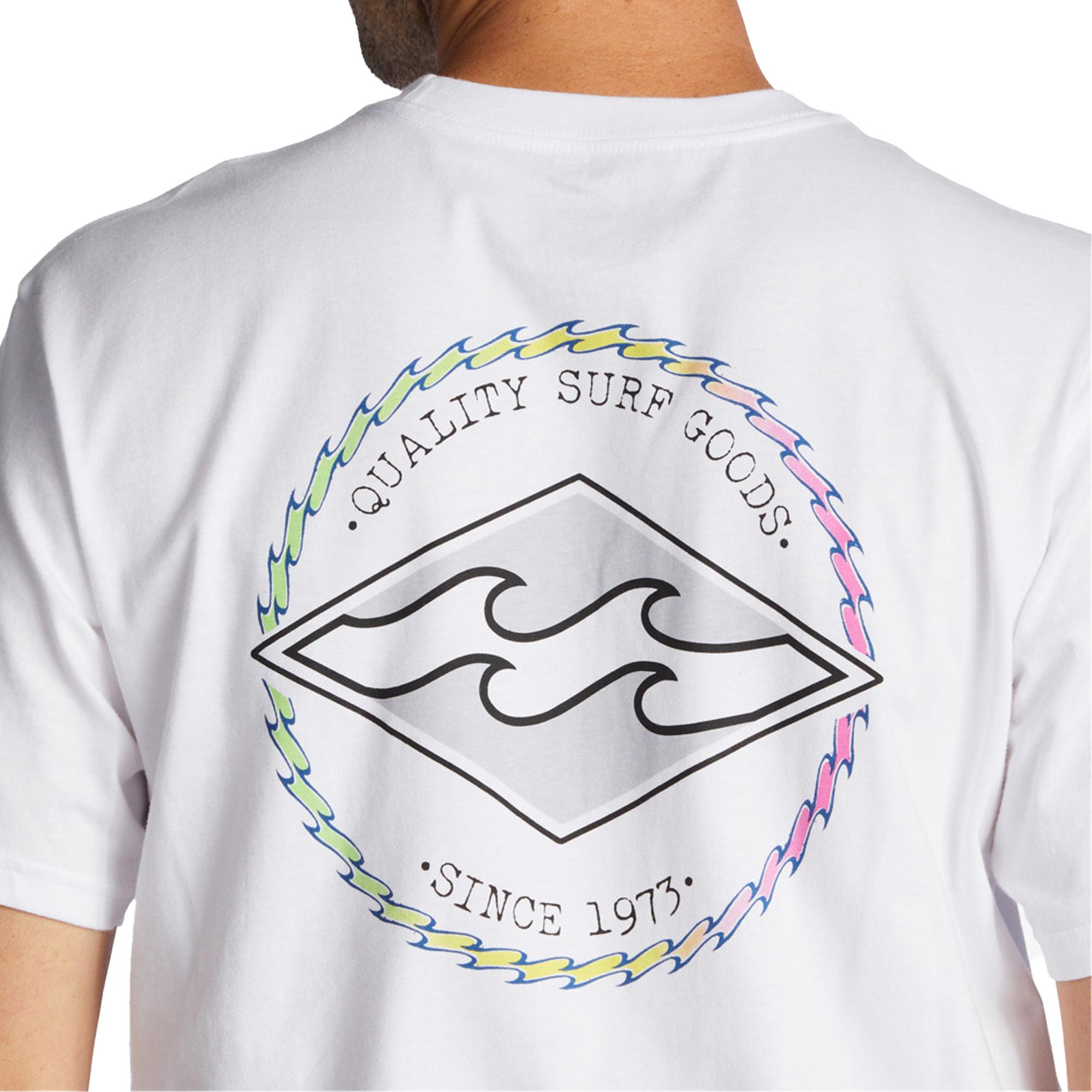 Billabong Rotor Diamond Ss Erkek Beyaz Tişört