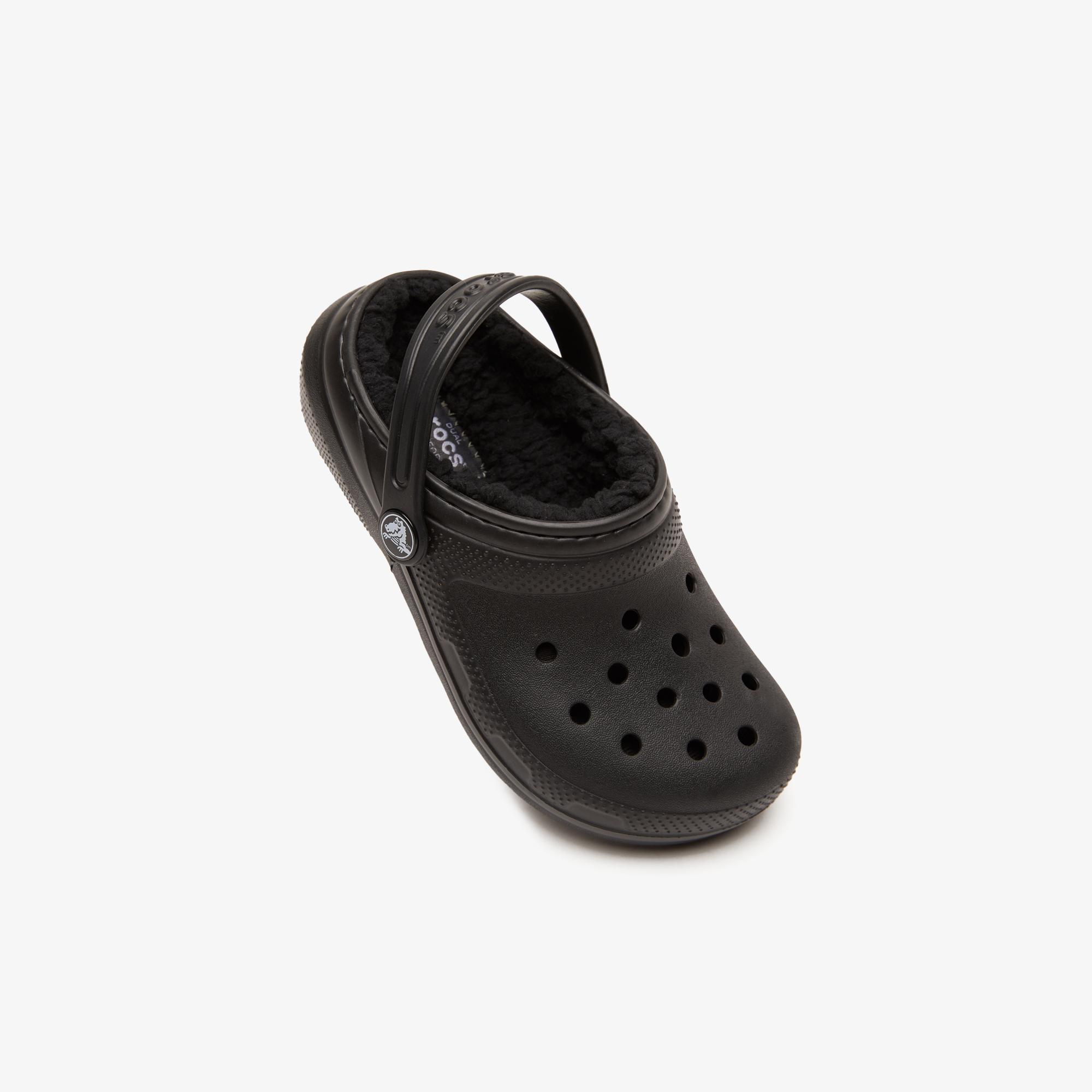 Crocs Classic Lined Clog K Çocuk Siyah Terlik