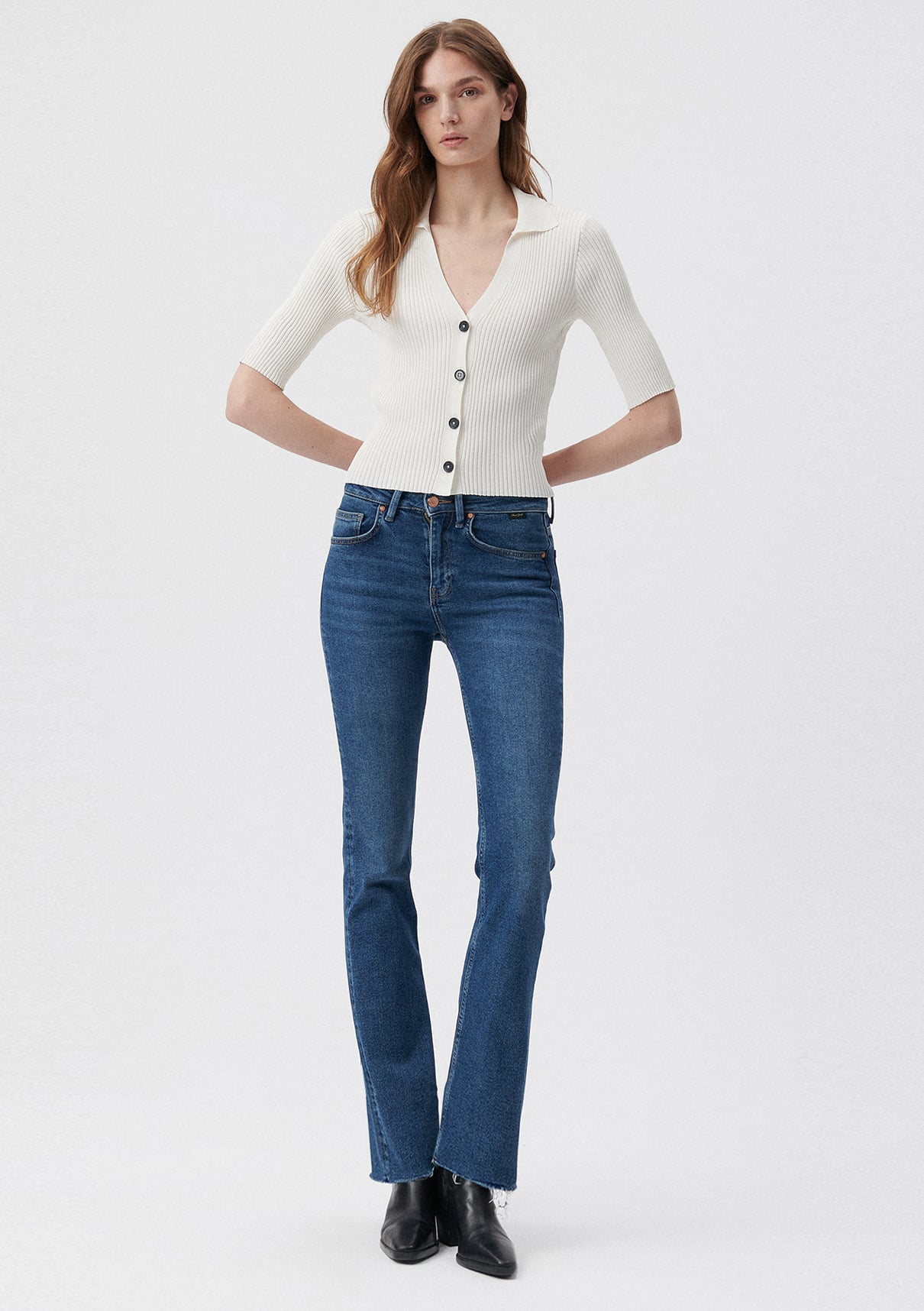  Mavi Maria Koyu Mavi Gold Icon Jean Pantolon 101225-80680