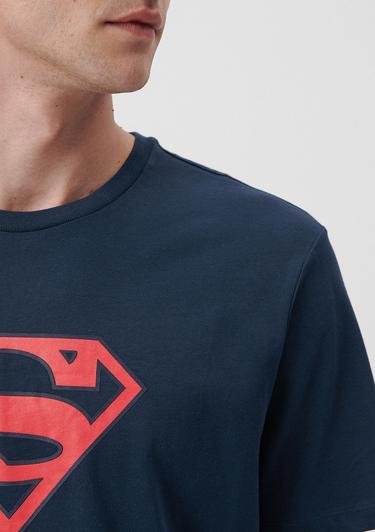  Mavi Superman Baskılı Lacivert Tişört Regular Fit / Normal Kesim 0610754-70490