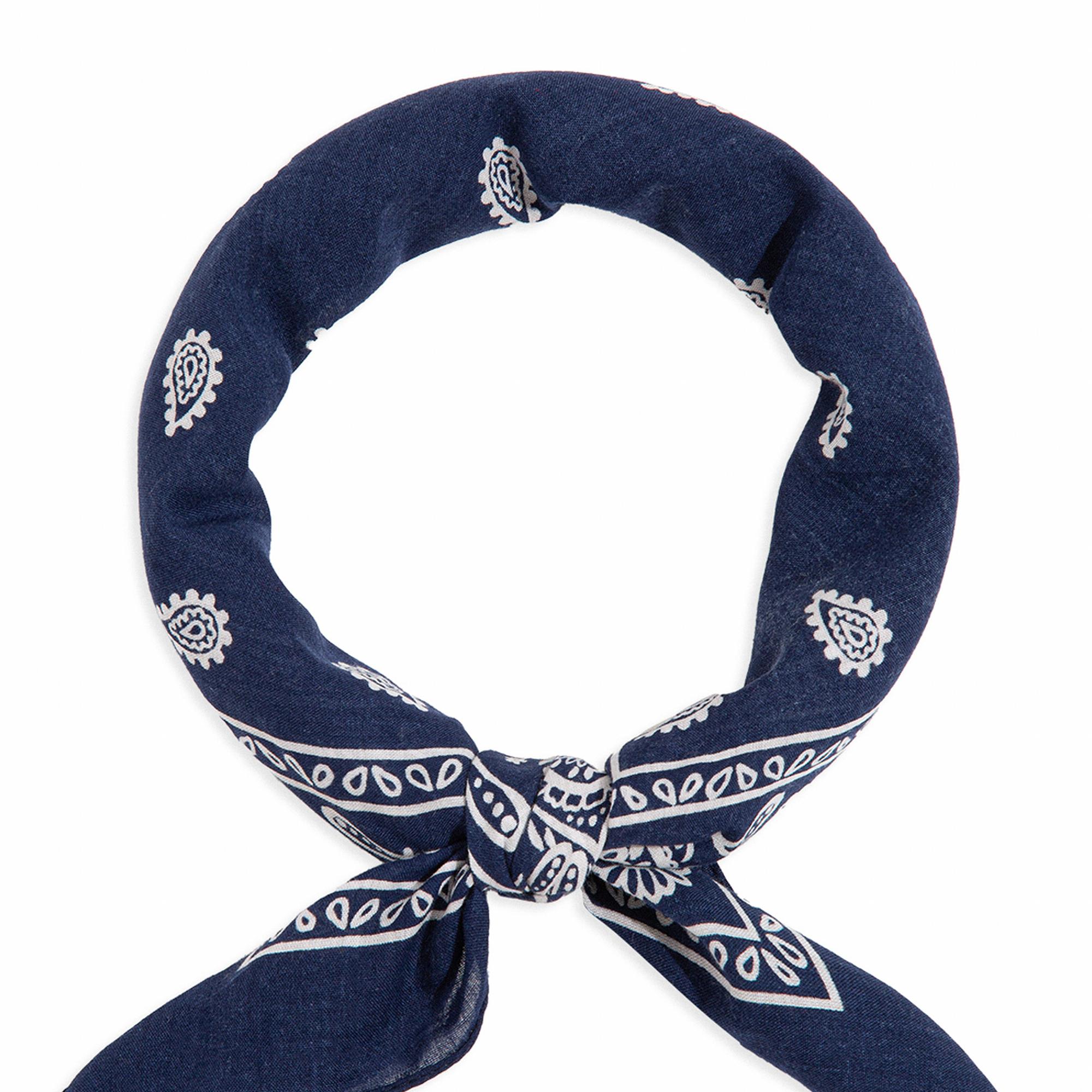Mavi Baskılı Lacivert Bandana 1911810-70491