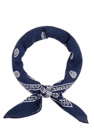  Mavi Baskılı Lacivert Bandana 1911810-70491