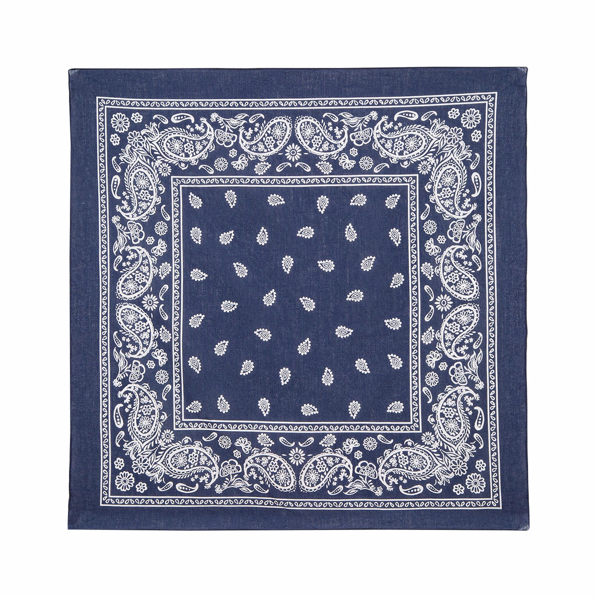 Mavi Baskılı Lacivert Bandana 1911810-70491
