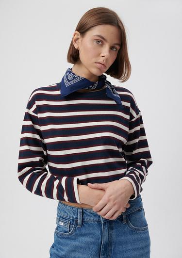  Mavi Baskılı Lacivert Bandana 1911810-70491