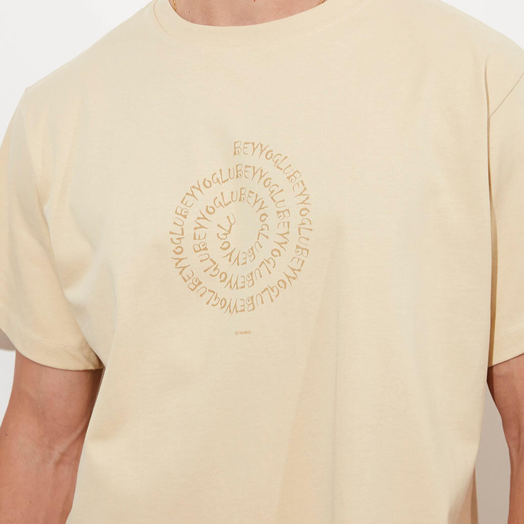 Baskılı Oversize Kompakt Tshirt