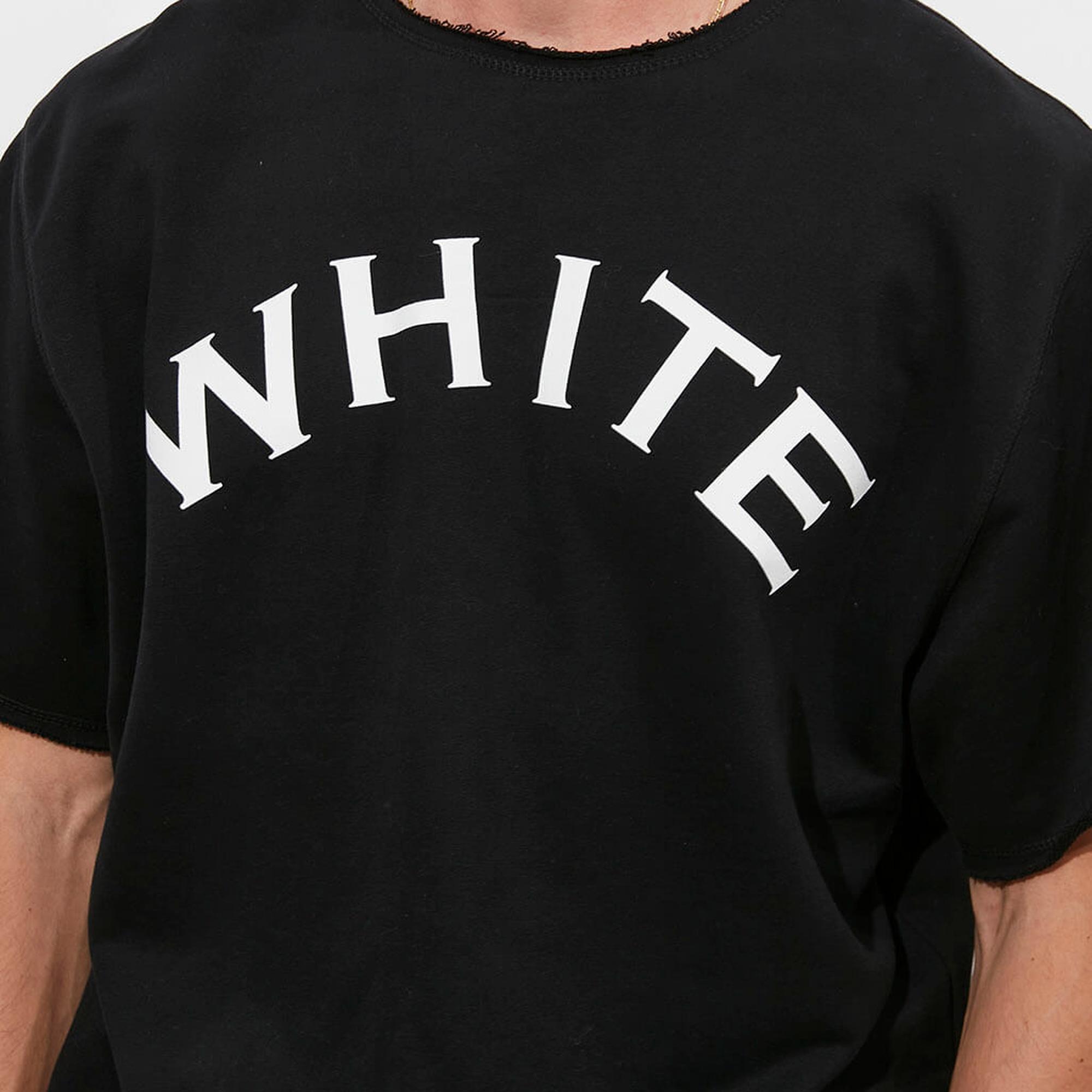 Baskılı Kısa Kollu Sweatshirt