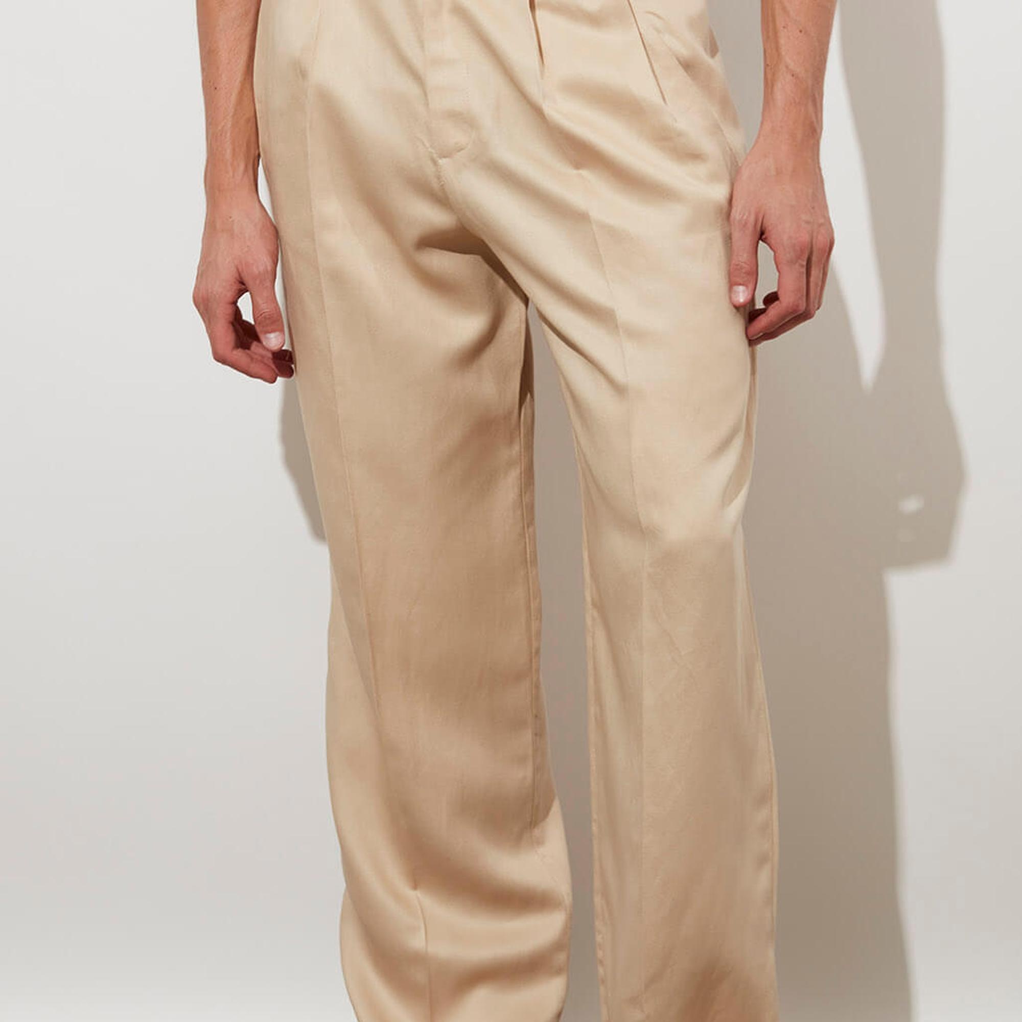 Keten Karışımlı Palazzo Pantolon