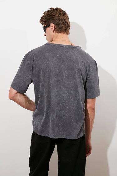  Yıkamalı Oversize Tshirt