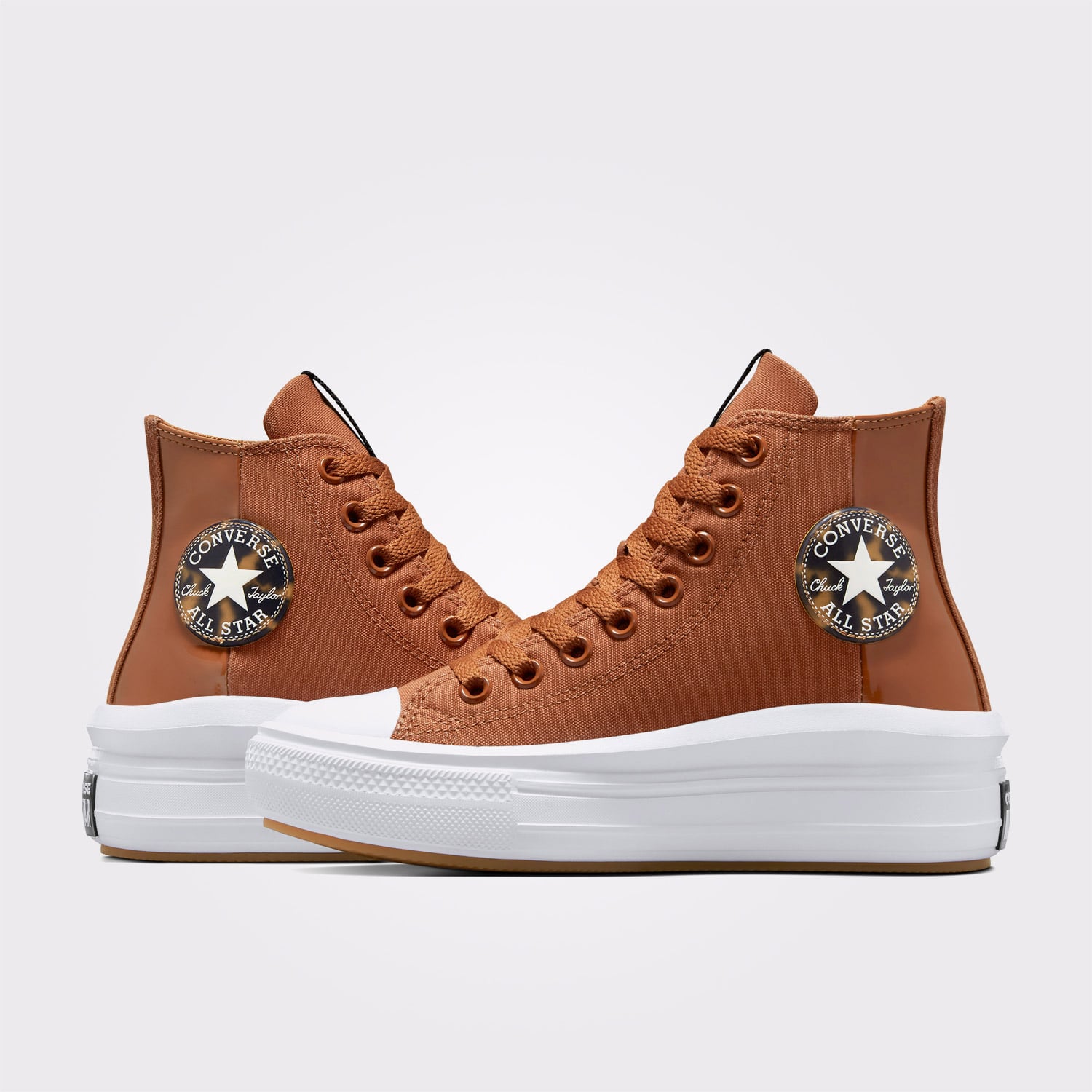 Converse Converse Chuck Taylor All Star Move Platform Tortoise Kadın Kahverengi Sneaker | FashFed Kahverengi - 8. görsel