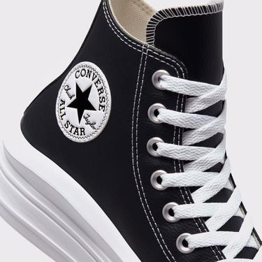  Converse Chuck Taylor All Star Move Platform Foundational Leather Unisex Siyah Sneaker