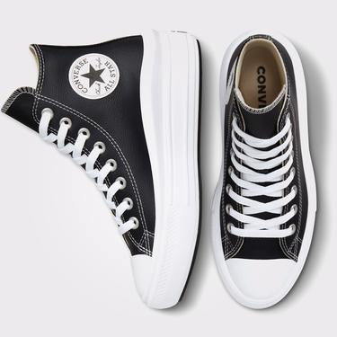  Converse Chuck Taylor All Star Move Platform Foundational Leather Unisex Siyah Sneaker