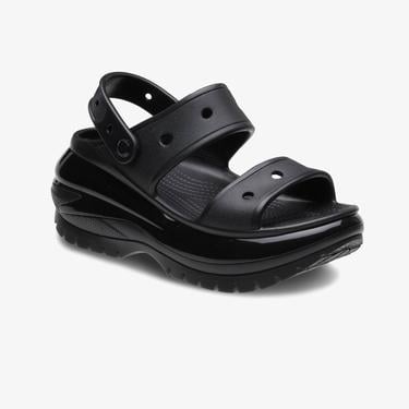  Crocs Classic Mega Crush Kadın Siyah Sandalet
