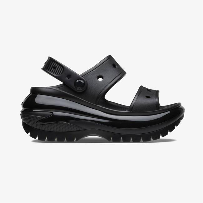  Crocs Classic Mega Crush Kadın Siyah Sandalet