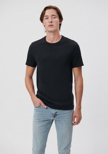  Mavi Siyah Basic Tişört Slim Fit / Dar Kesim 065574-900