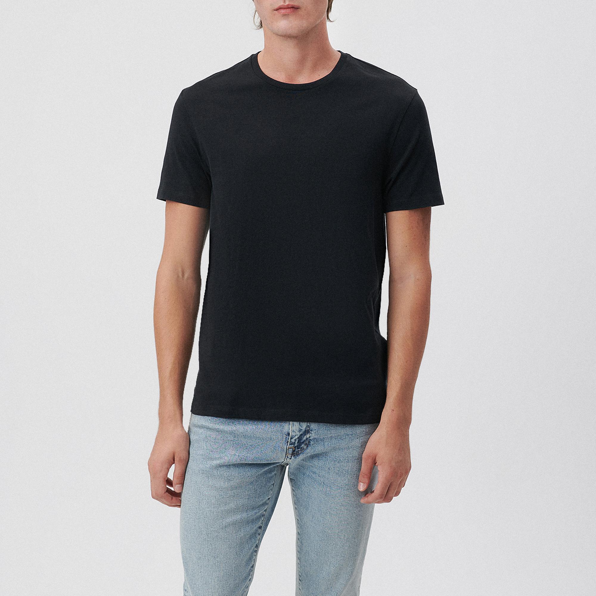 Mavi Siyah Basic Tişört Slim Fit / Dar Kesim 065574-900