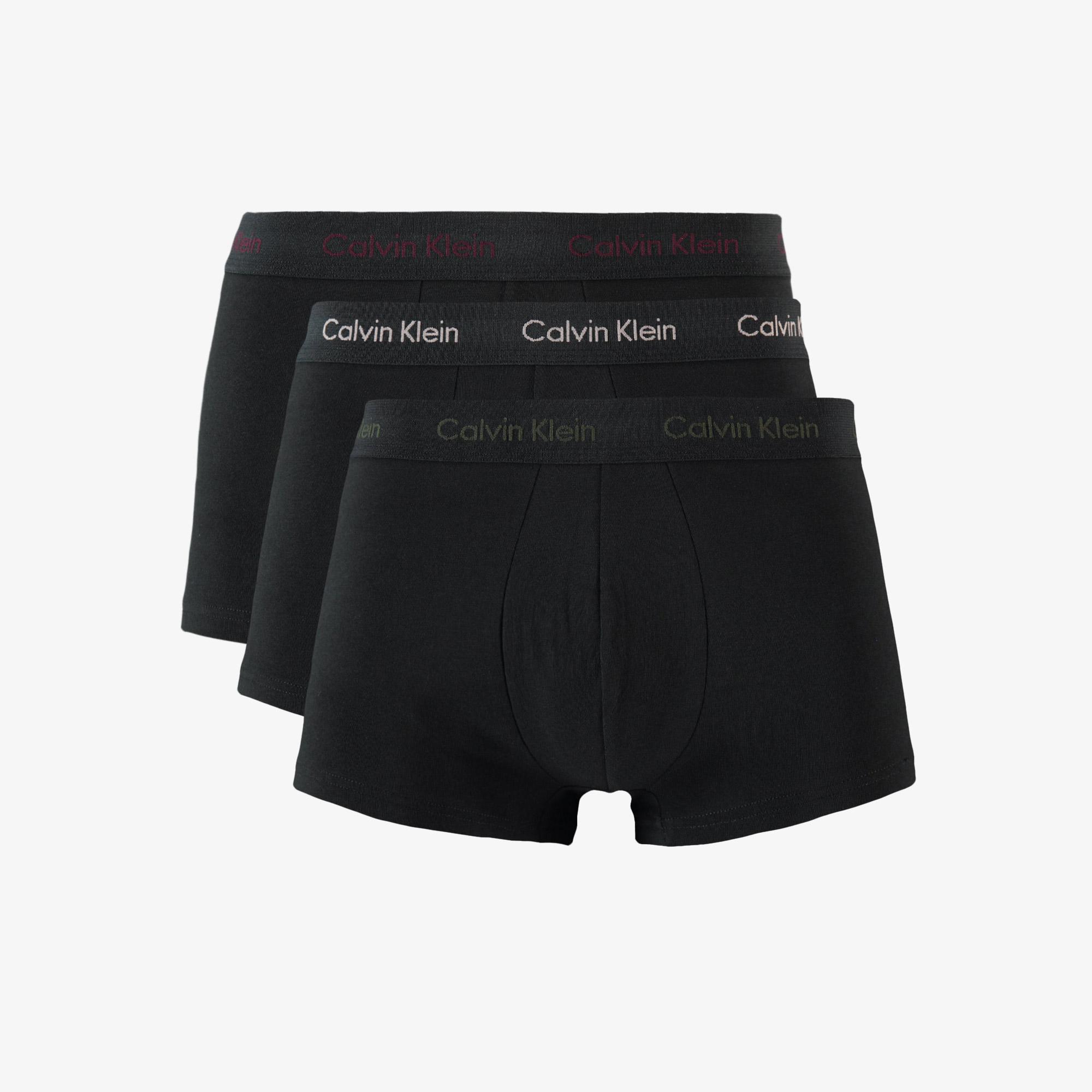 Calvin Klein Low Rise Trunk 3'lü Erkek Siyah Boxer