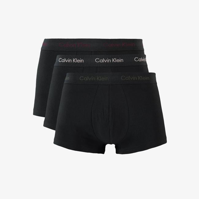  Calvin Klein Low Rise Trunk 3'lü Erkek Siyah Boxer