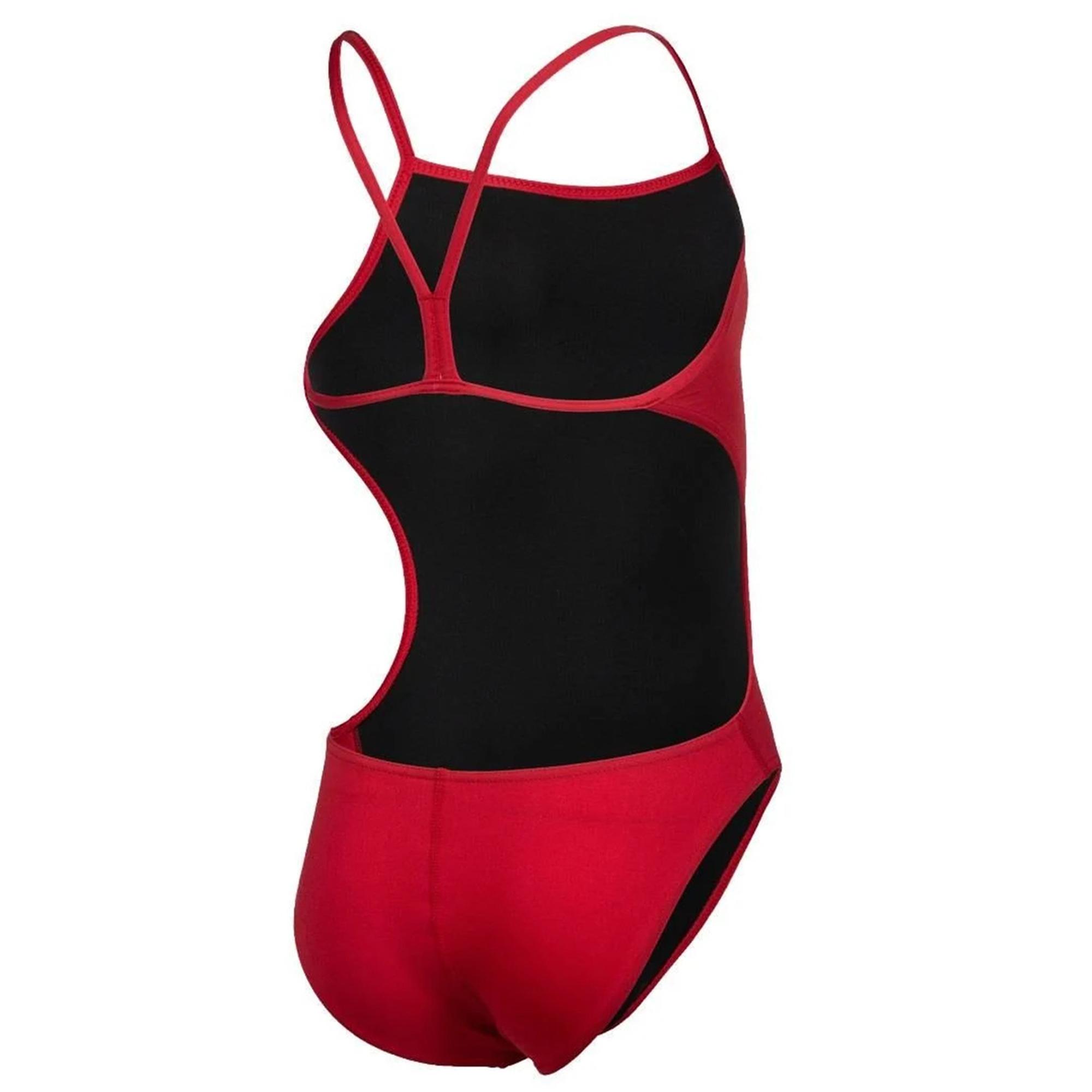 Team Swimsuit Challenge Solid Çocuk Kırmızı Yüzücü Mayosu 004765450