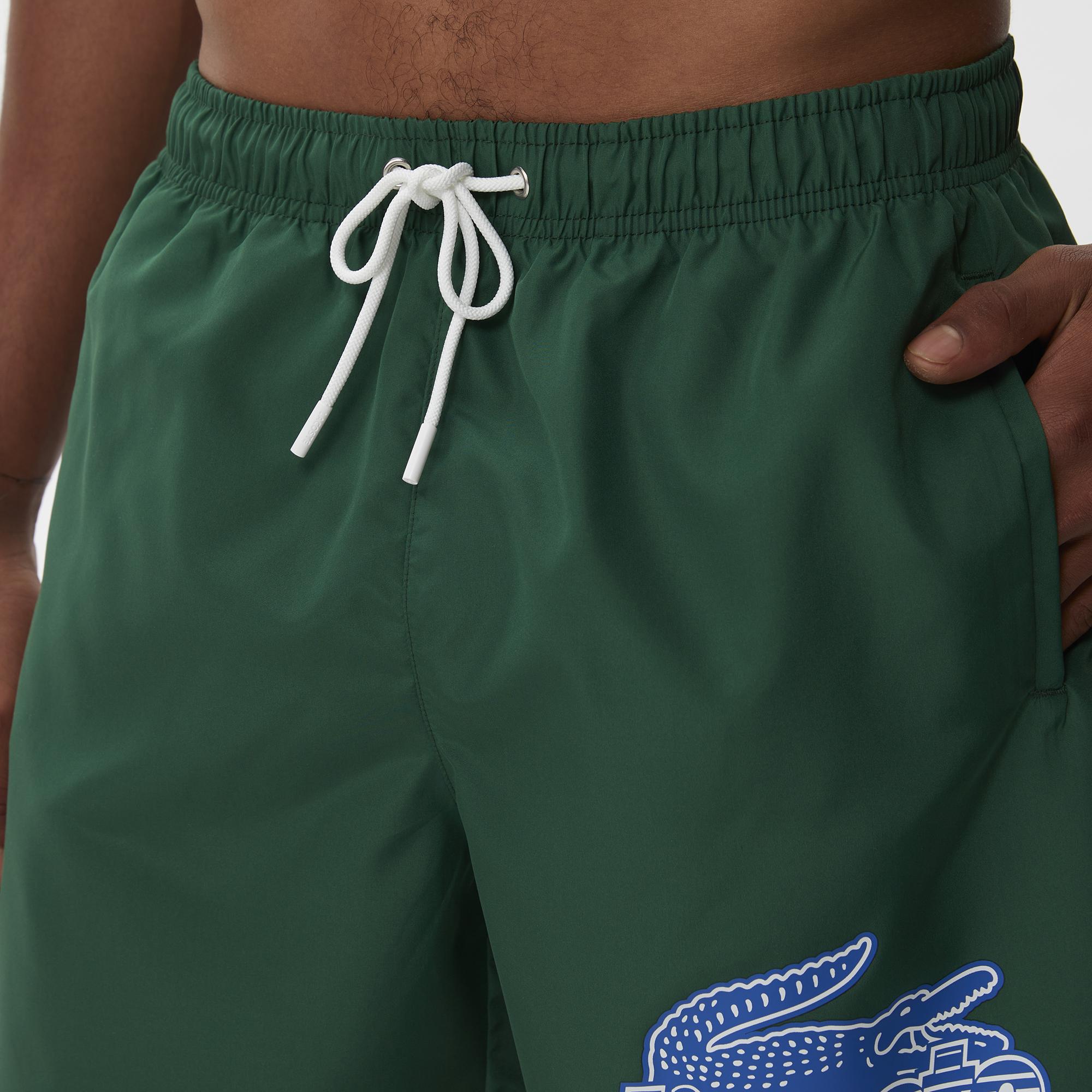 Heritage Erkek Baskılı Yeşil Mayo Şort