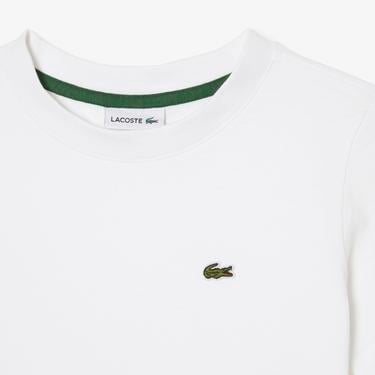  Lacoste Çocuk Bisiklet Yaka Beyaz T-Shirt