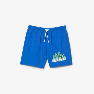  Heritage Erkek Baskılı Mavi Mayo Şort