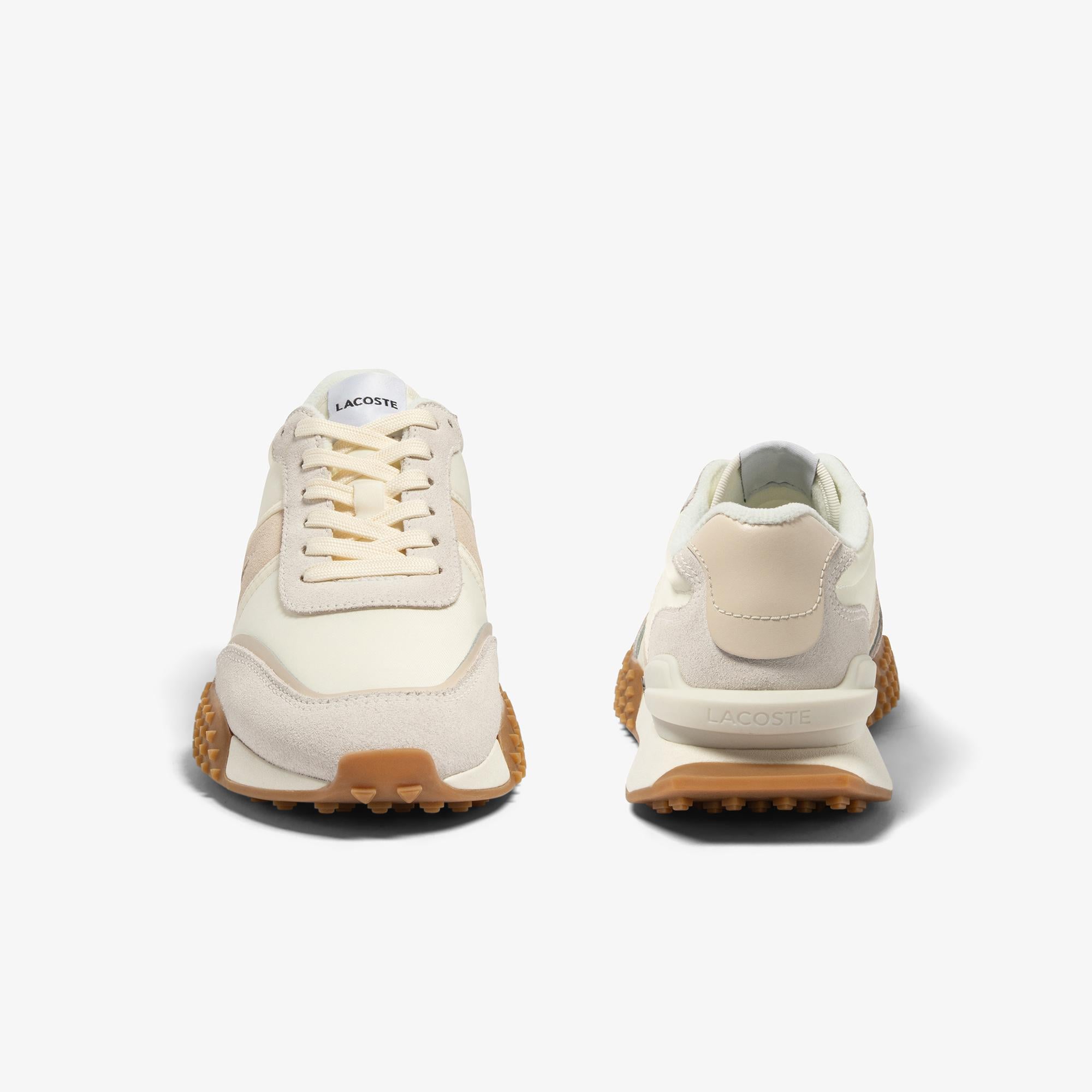 Lacoste L-Spin Deluxe Kadın Bej Sneaker