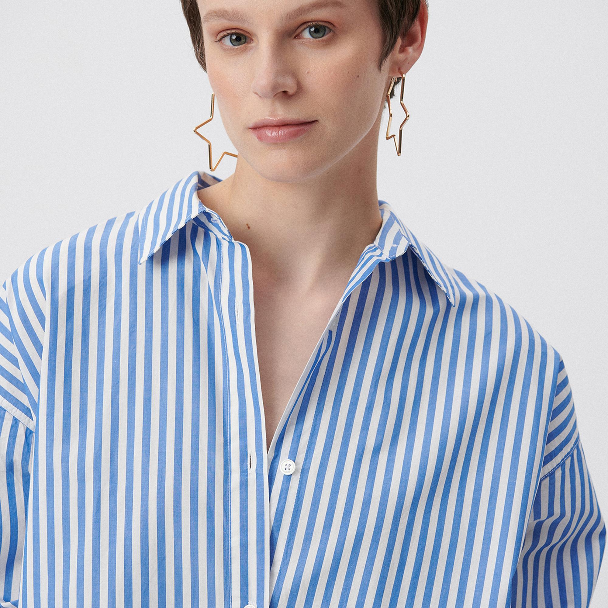 Mavi Altın Rengi Küpe 1911941-5060