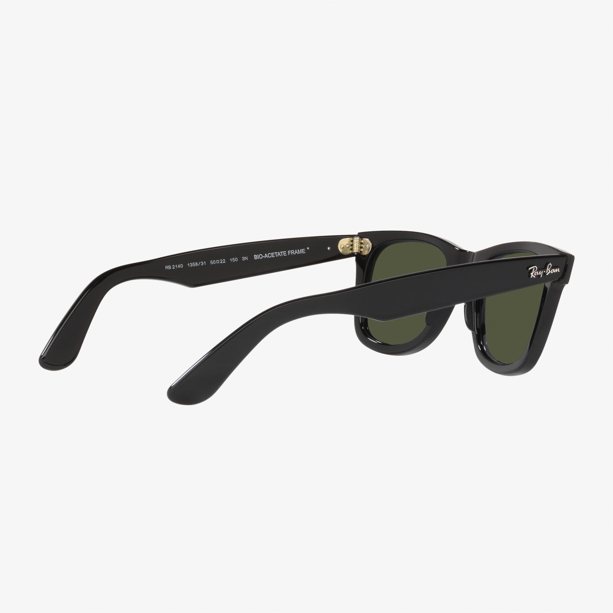 RAY-BAN 0RB2140 Wayfarer Unisex Siyah Güneş Gözlüğü