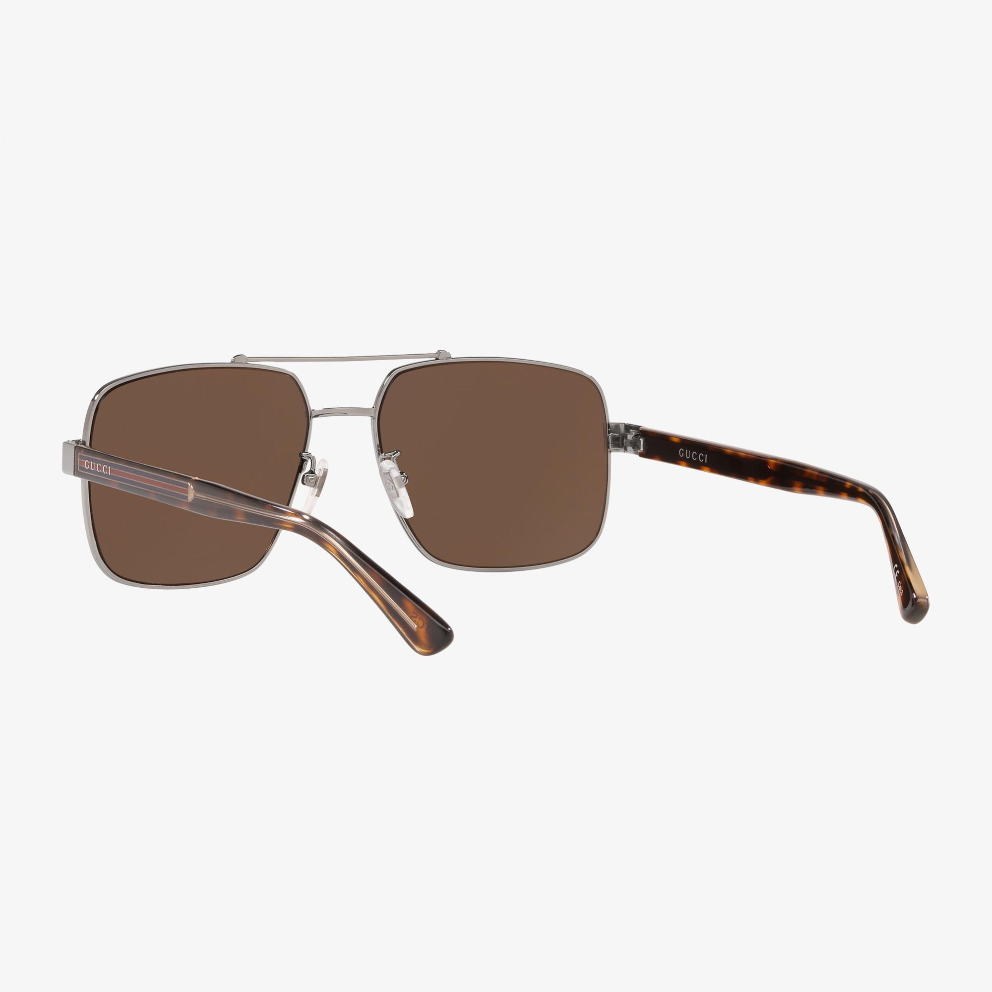 GUCCI 0Rb3708 Erkek Gümüş Güneş Gözlüğü