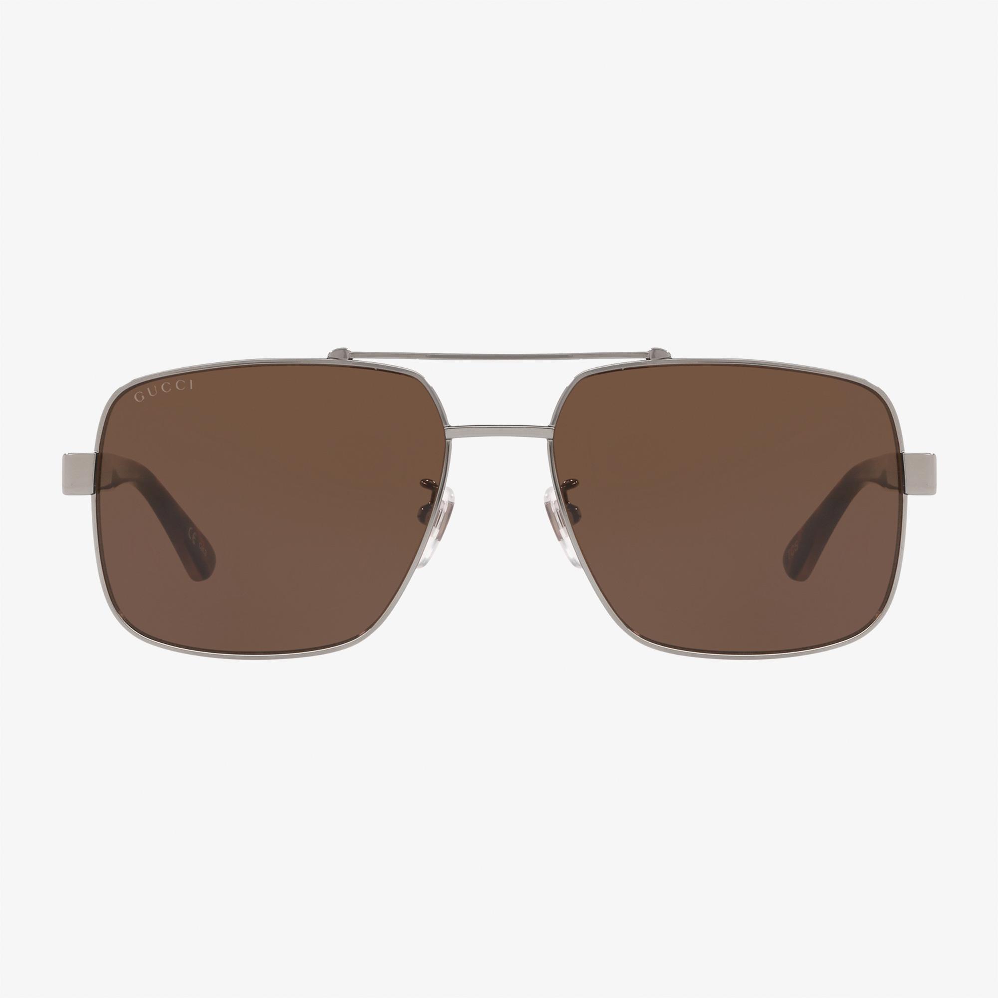 GUCCI 0Rb3708 Erkek Gümüş Güneş Gözlüğü