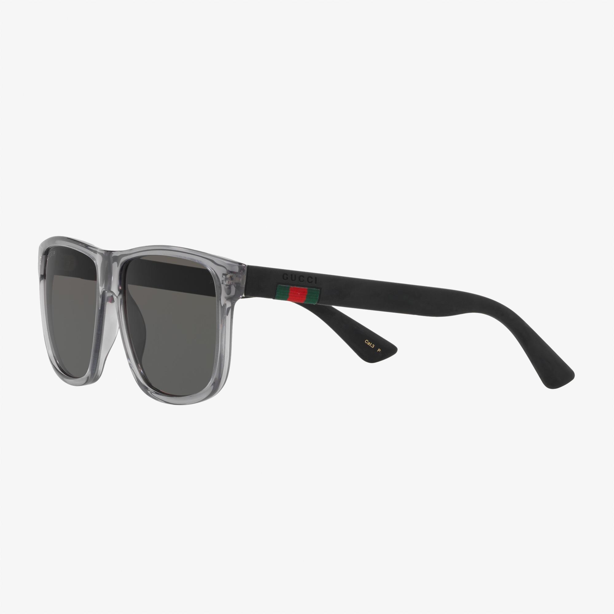 GUCCI 0 Erkek Gri Güneş Gözlüğü