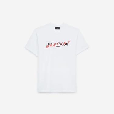  LOGO BASKILI ERKEK BEYAZ T-SHIRT