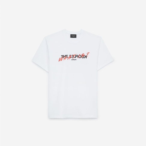  LOGO BASKILI ERKEK BEYAZ T-SHIRT