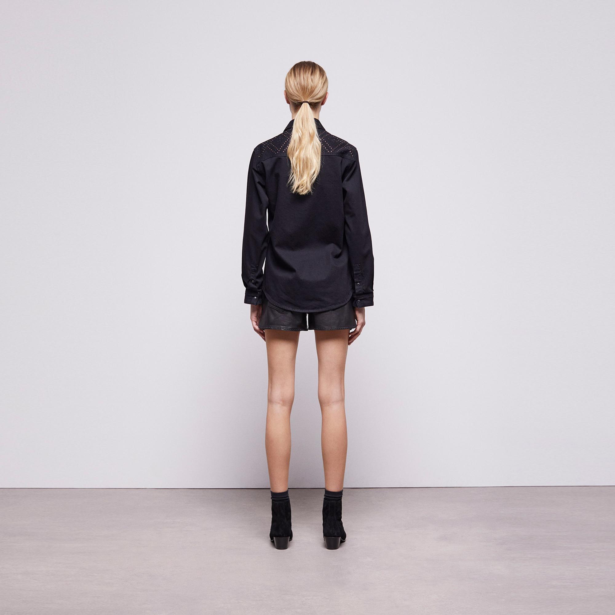 KADIN SİYAH GÖMLEK