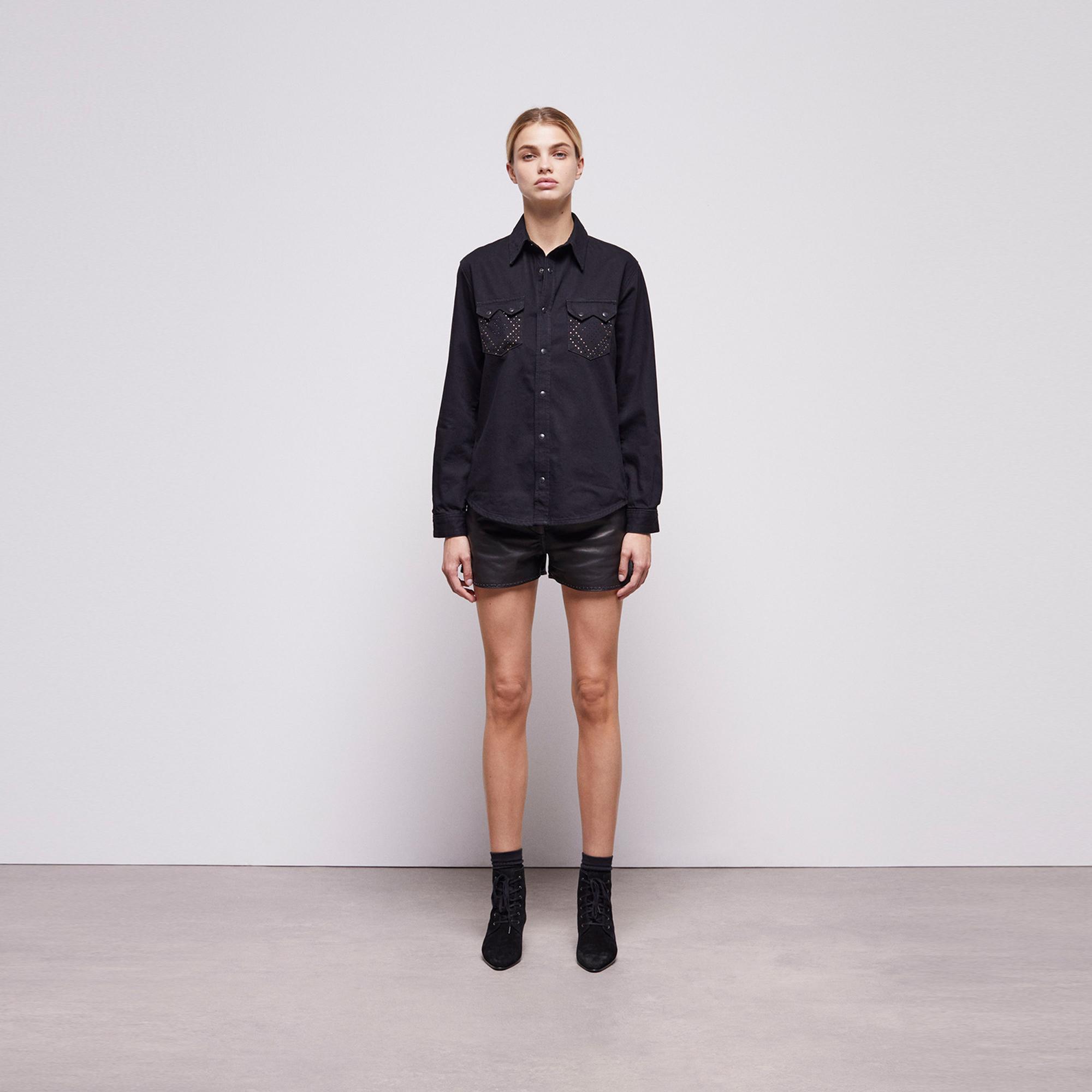 KADIN SİYAH GÖMLEK