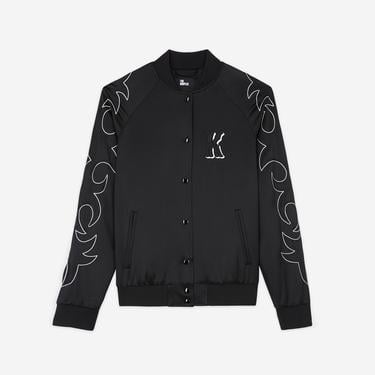  KADIN İŞLEMELİ SİYAH WESTERN CEKET