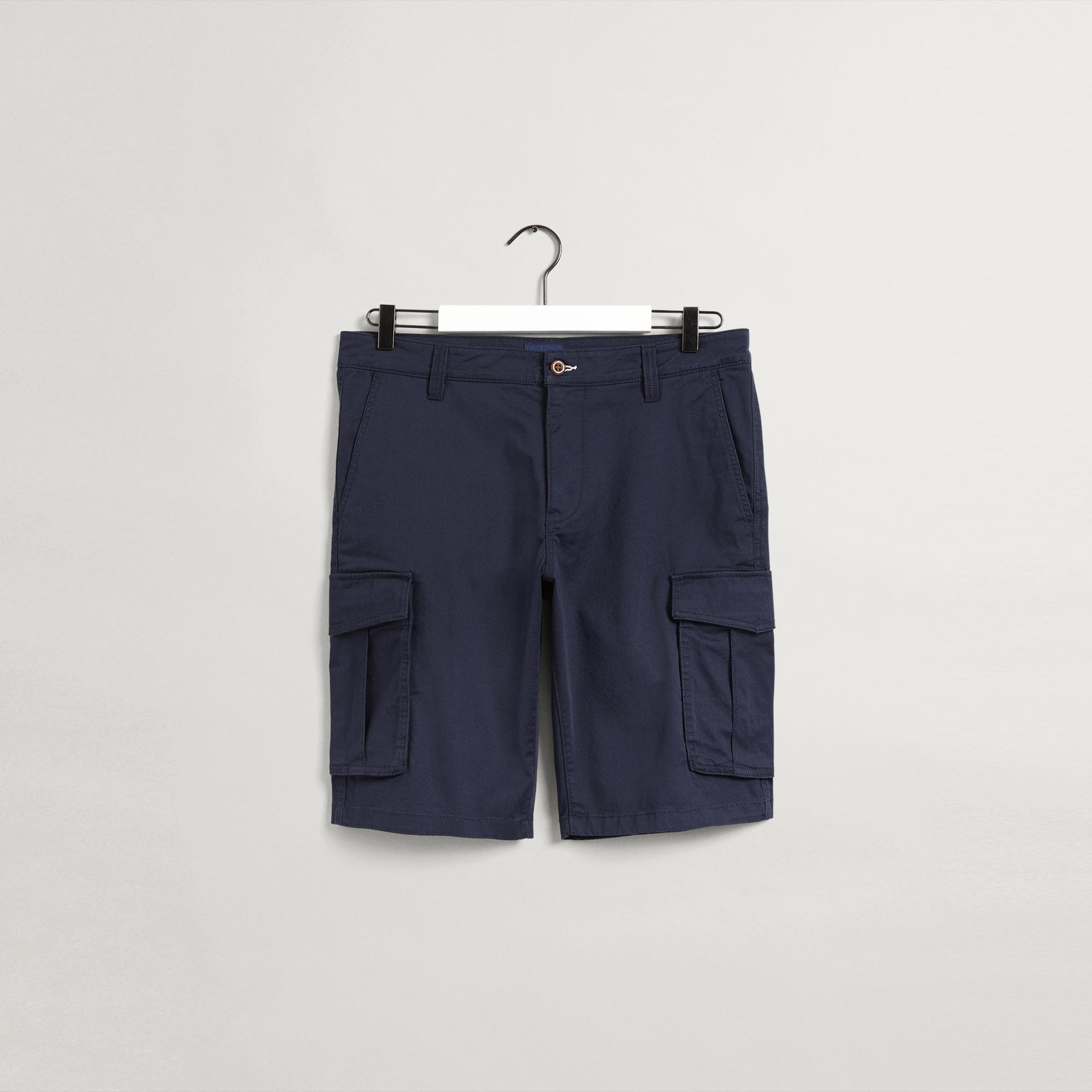 GANT Erkek Lacivert Relaxed Fit Şort